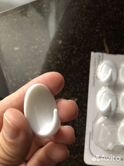 Крючки самоклеющиеся 9шт