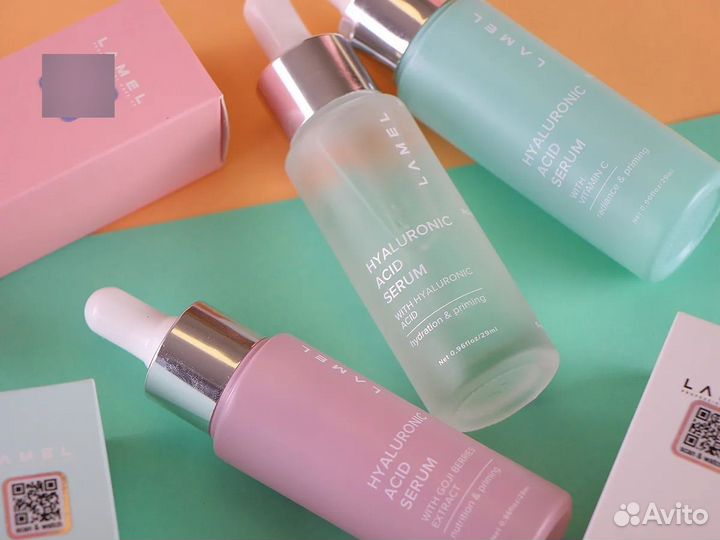 Сыворотки для лица, масло -крем для губ Lamel Ln