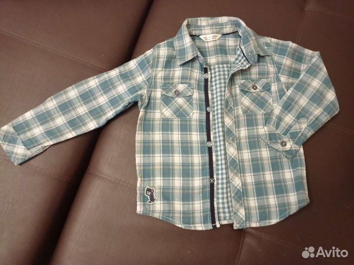 Рубашка на мальчика 4-5 лет