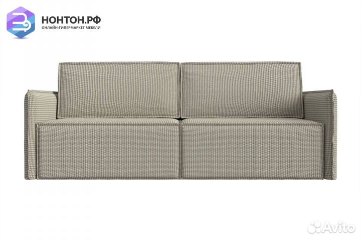 Диван еврокнижка Либерти рогожка корфу бежевая