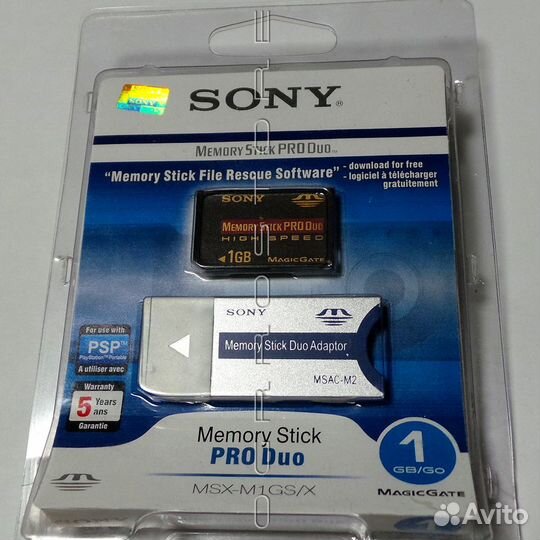 Sony Memory Stick ProDuo Япония в коллекцию