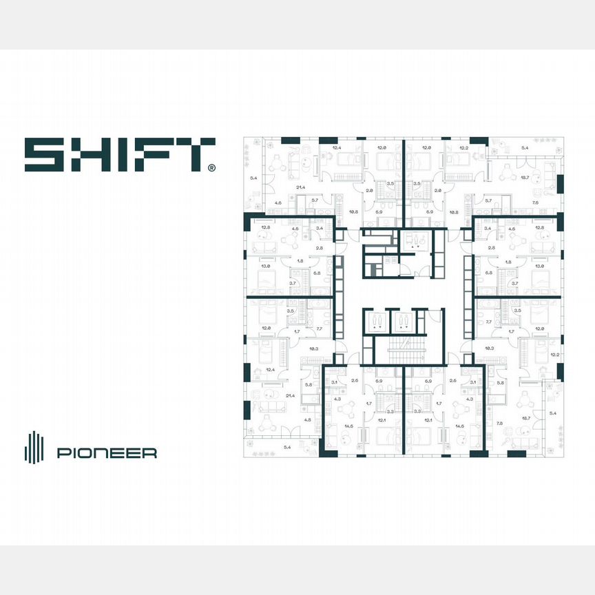 3-к. квартира, 84,7 м², 5/18 эт.