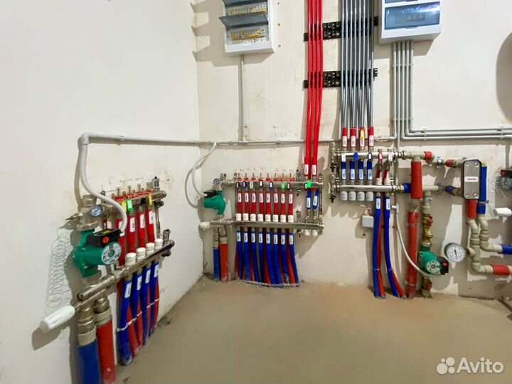 Монтаж отопления и водоснабжения под ключ