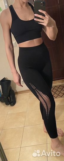 Комплект фитнес костюм новый