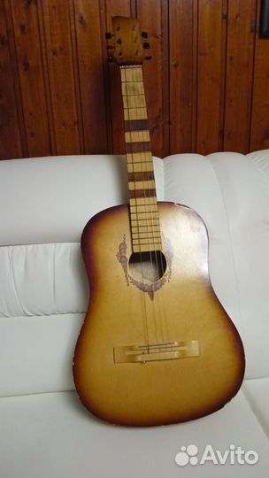 Классическая акустическая гитара шестиструнная бу