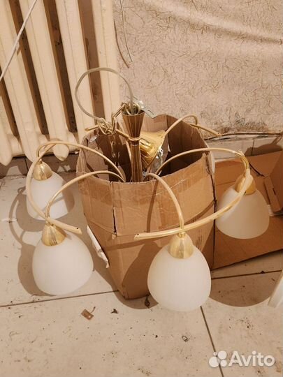 Люстра потолочная бу