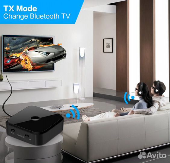 2 в 1 Bluetooth 5,0 передатчик приемник TX16