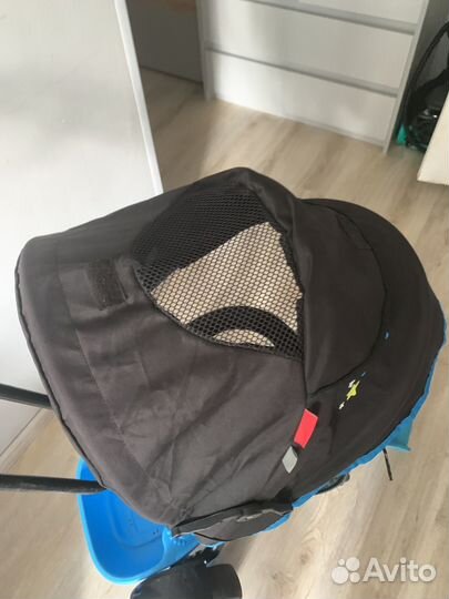 Детский велосипед трехколесный с ручкой