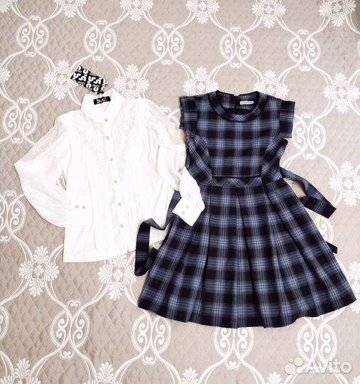 Школьный сарафан Alisia Fiori и блузка