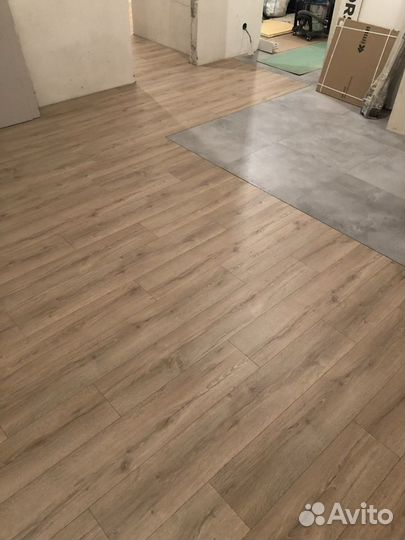 Укладка кварц винила, ламината, плинтуса мдф