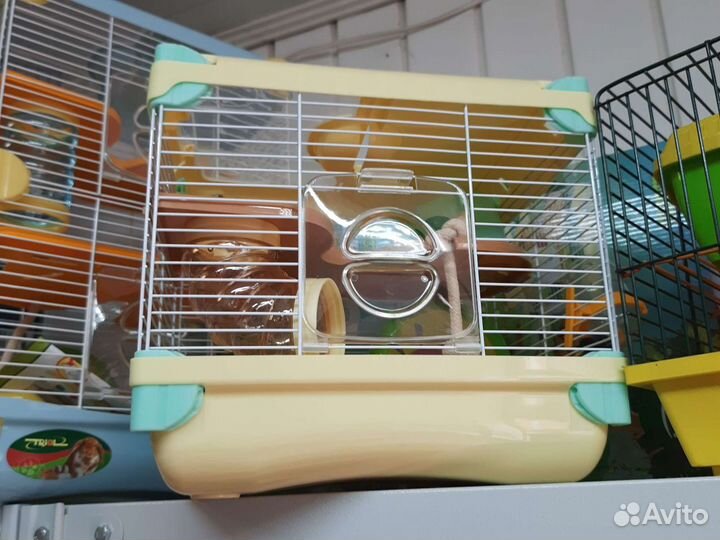 Клетка, переноска, сирийский, джунгарик, колесо