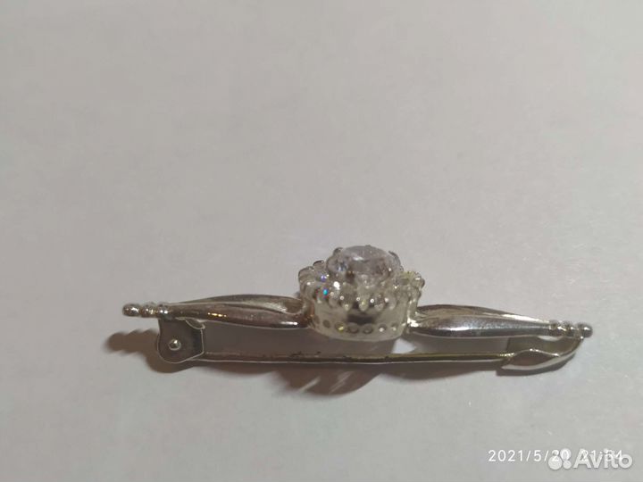 Брошь СССР серебро 875 пробы
