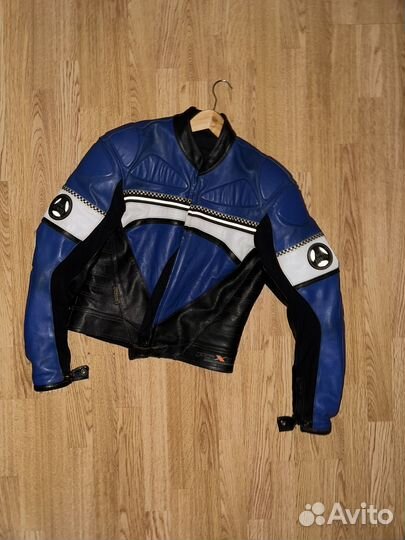 Мотокуртка мужская из натуральной кожи y2k