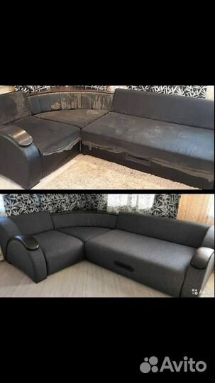 Перетяжка мягкой мебели