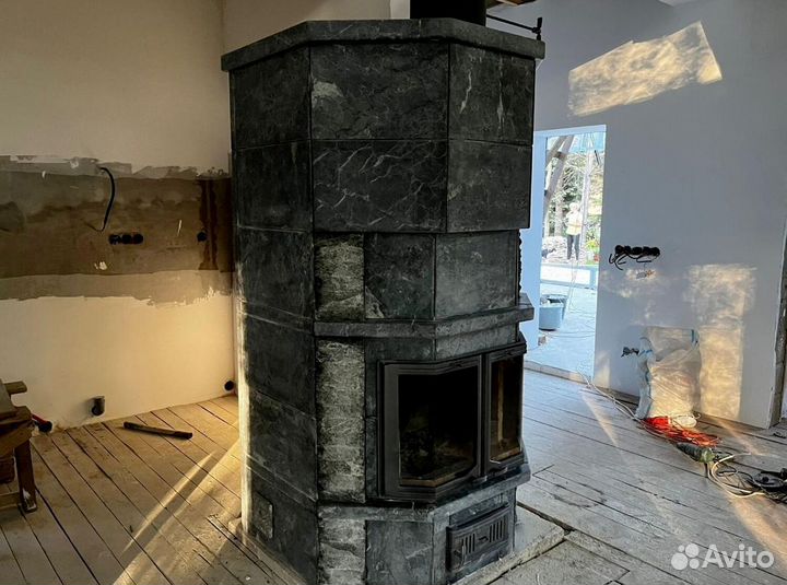 Камин талькохлорит