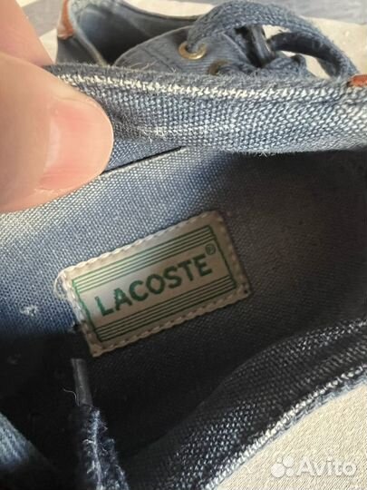 Кеды lacoste