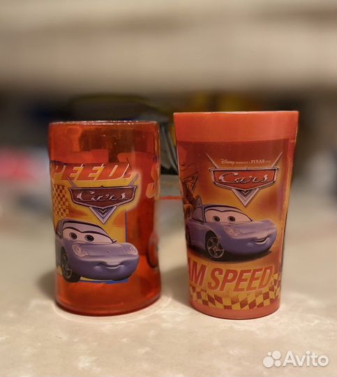Стаканчики детские Тачки
