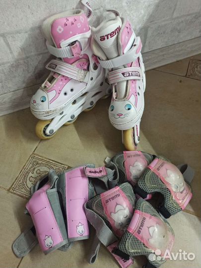 Роликовые коньки детские раздвижные 30-33