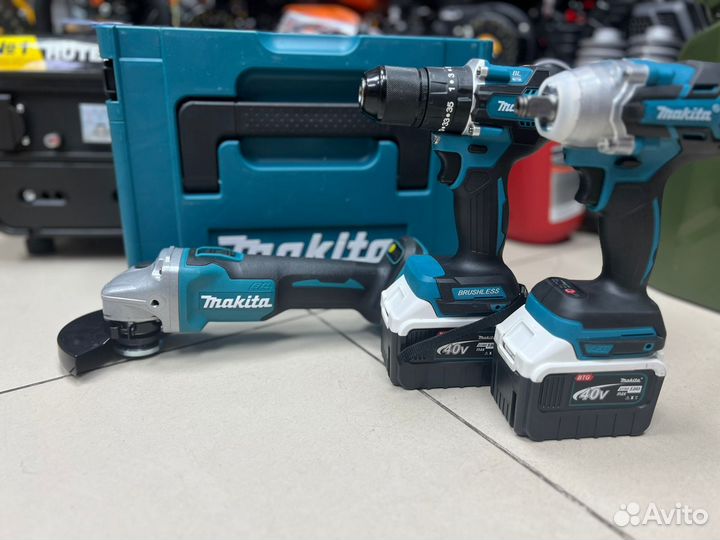 Набор аккумуляторного инструмента Makita 3 в 1