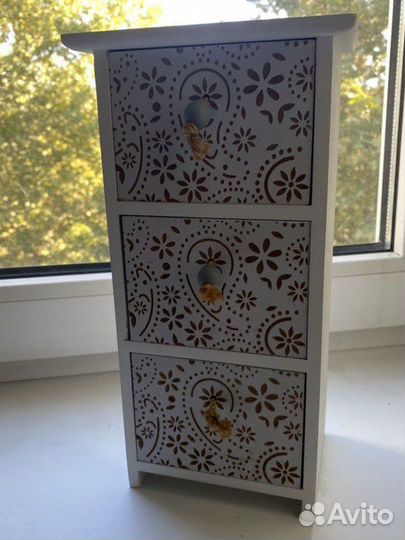 Шкатулка деревянная для хранения zara home