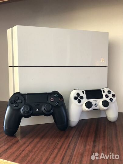 Sony playstation 4 fat белая