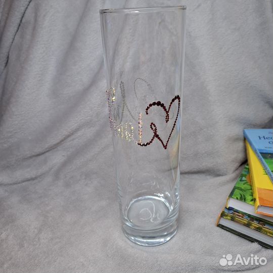 Вазы со стразами с любовью ручной работы