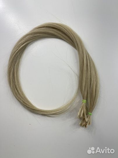 Волосы для наращивания блонд б/у