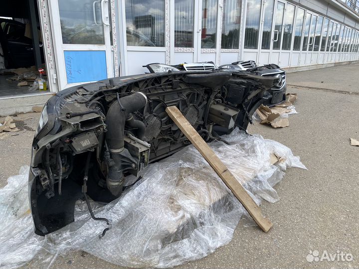 Ноускат пердняя часть Audi A6 C7 черный