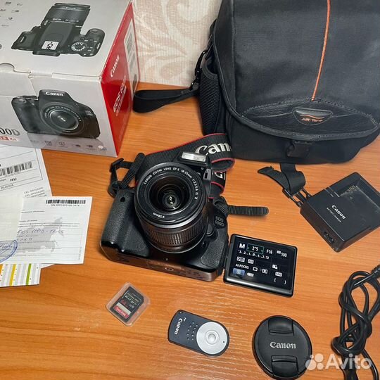 Зеркальный фотоаппарат canon 600d kit 18-55