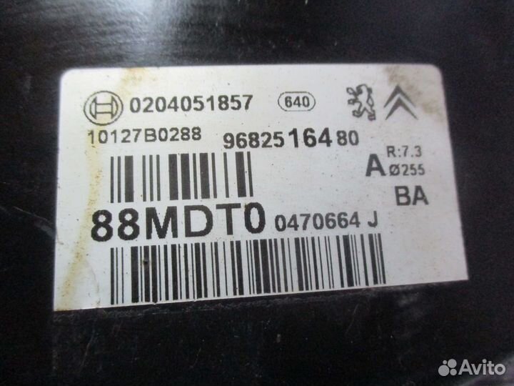 Усилитель тормозной Citroen C4 2005-2011