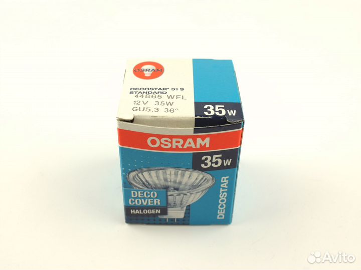 Лампа галогенная Osram GU5,3 35W 12V 44865WFL