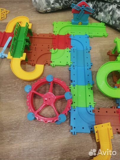 Конструктор железная дорога happy commander