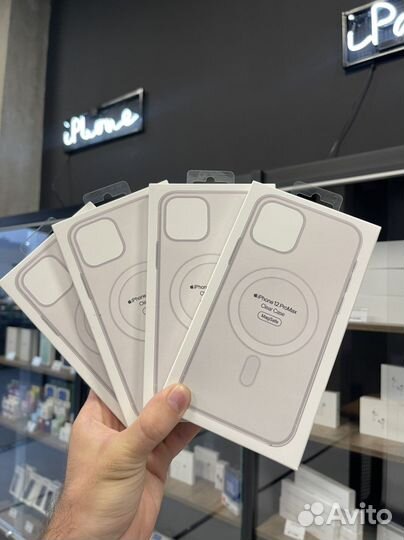 Apple прозрачный чехол MagSafe 12 Pro Max