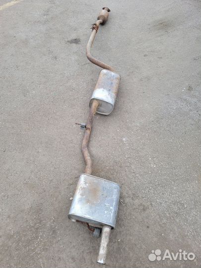 Глушитель в сборе на Ford Focus 2