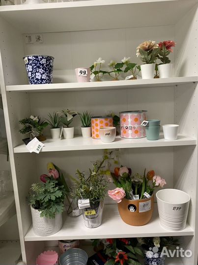 Кашпо цветочные.Игрушки Новые Икеа