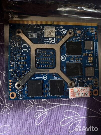 Видео карта k2100m для iMac MXM dell 2010 - 2011