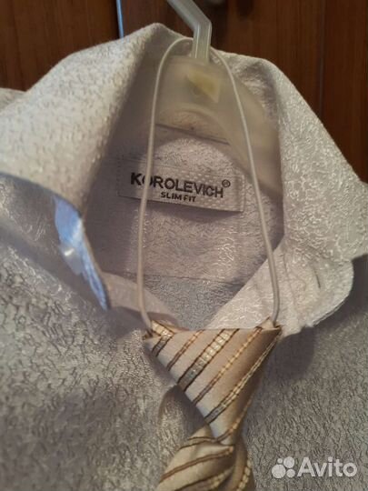 Белая рубашка 98-104