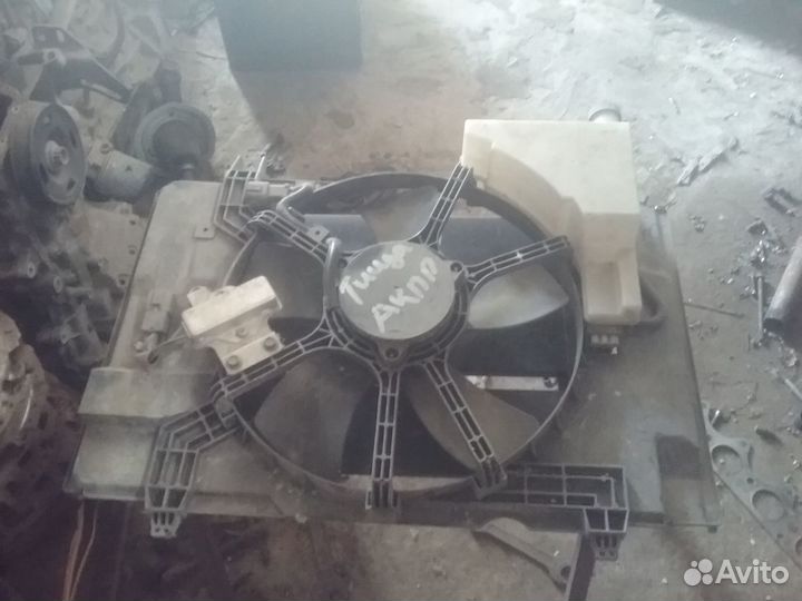Ниссан тиида вентилятор радиатора с диффузором