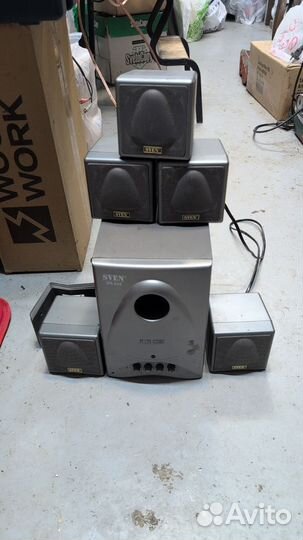 Аудиосистема 5.1 sven SPS-858 90Вт