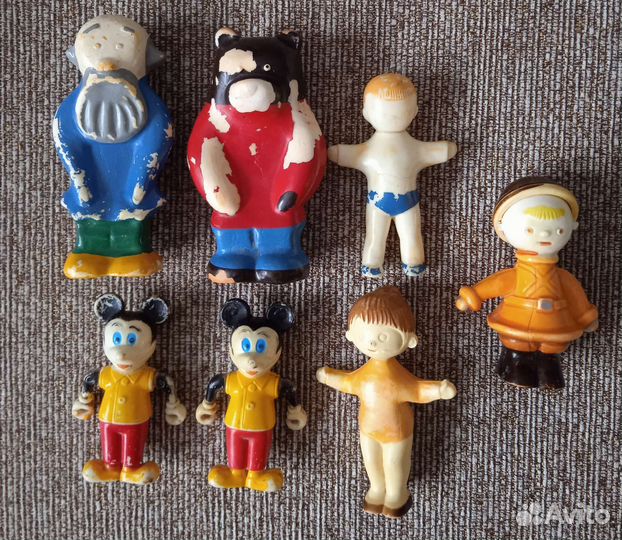 Фигурки колкий пластик из сказок СССР