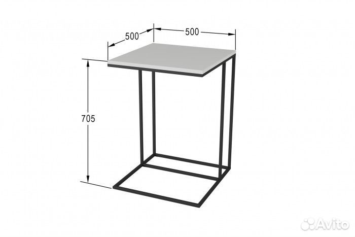 Стол придиванный Хайгрет (в отличном состоянии)