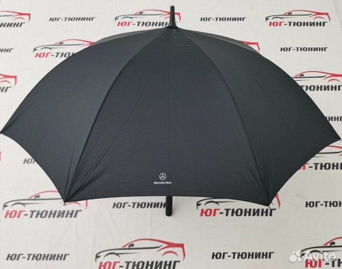 Зонт трость с красными вставками Mercedes-Benz