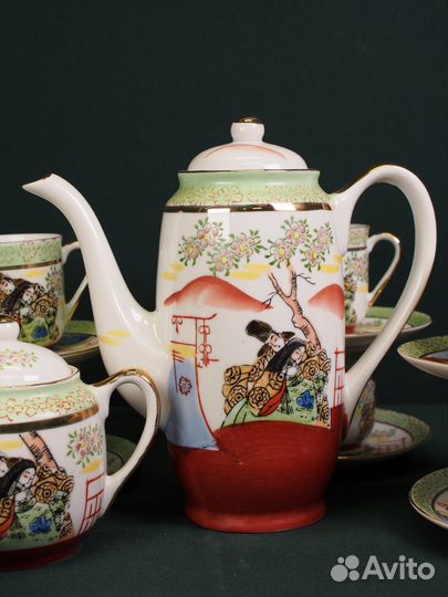 Сервиз кофейный фарфоровый. Япония