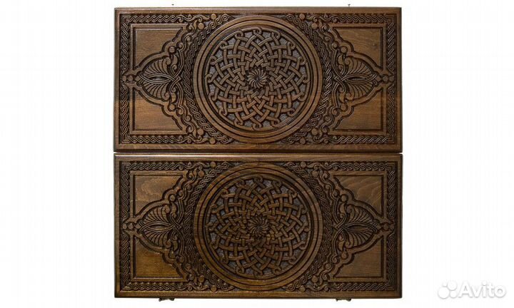 Нарды резные Армянский узор 3 60 Haleyan