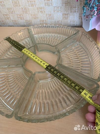 Менажница стекло СССР