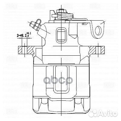 Суппорт торм. для а/м Skoda Octavia (96) /VW Go