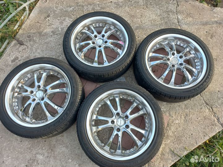 Колеса 225/45/R18 Work Bersaglio, 7,5JJ, 5х114,3