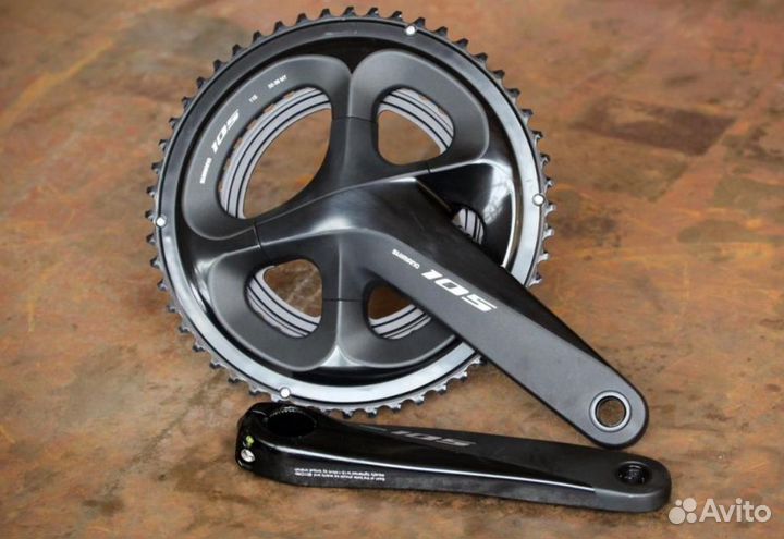 Шатуны без звезд Shimano 105 R7000 165мм