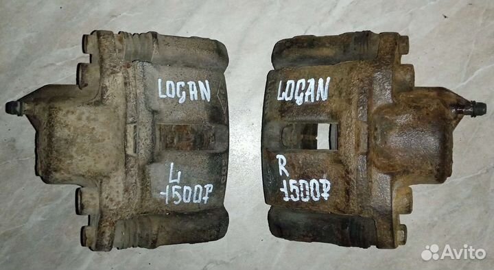 Суппорт тормозной Renault Logan Sandero Symbol