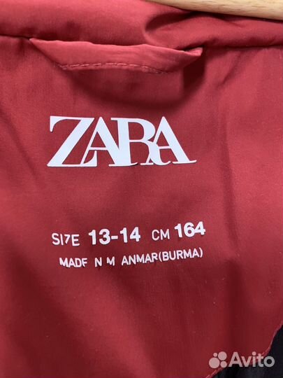 Пуховик zara мужской